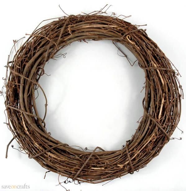 10 inch Natural Grapevine Wreath 1 Piece - artcovecrafts.com