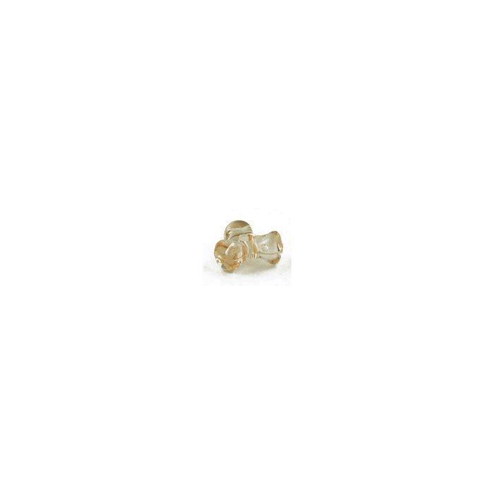 11 mm Acrylic Champagne Tri Beads 1,000 Pieces - artcovecrafts.com