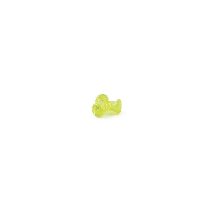 11 mm Acrylic Yellow Tri Beads Bulk 1,000 Pieces - artcovecrafts.com