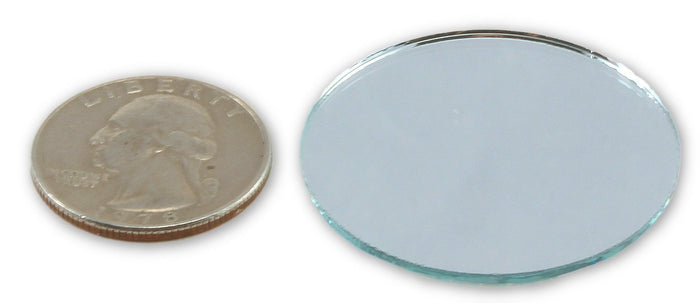 1.5 inch Small Mini Round Craft Mirrors Bulk Wholesale 100 Pieces Mirror Mosaic Tiles - artcovecrafts.com