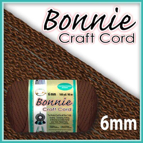 6mm Almond Macrame Cord 100 Yards