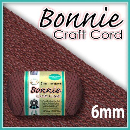 6mm Wine Macrame Cord 100 Yards
