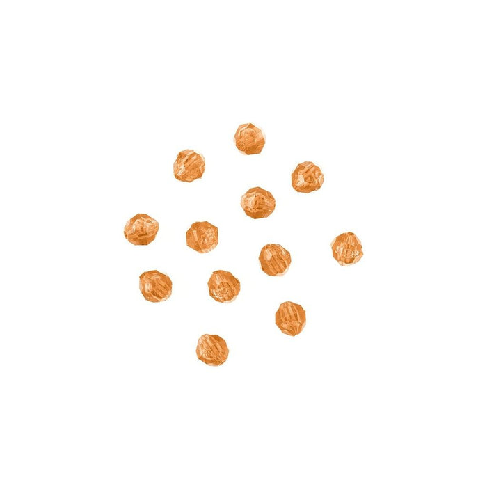 8mm Faceted Plastic Beads Transparent Hyacinth Bulk 1,000 Pieces - artcovecrafts.com