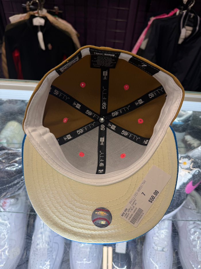 New Era 59FIFTY fitted hat “Philadelphia Phillies Brown/Blue”
