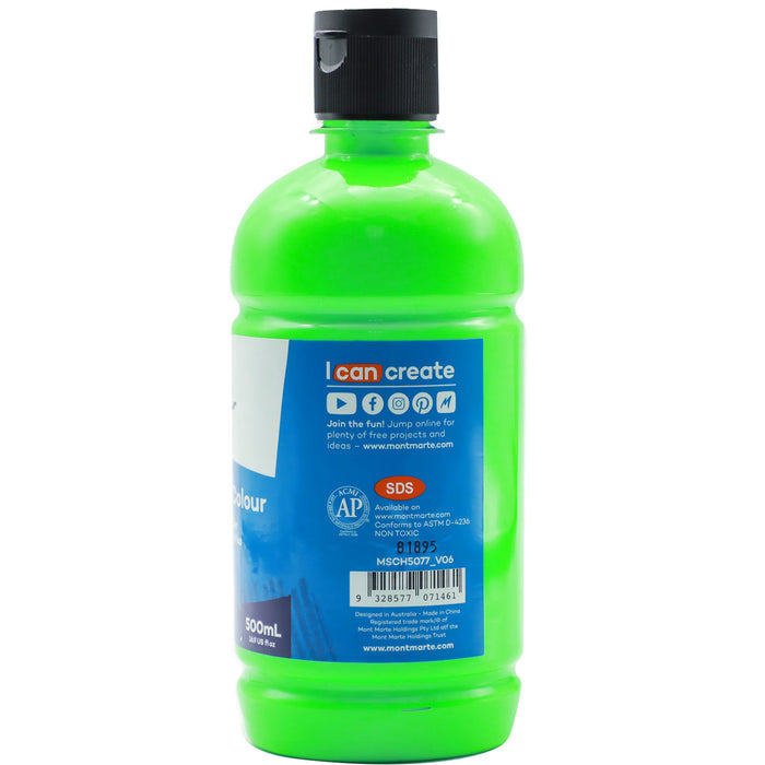 Acrylic Colour Signature 500ml (16.9 US fl.oz) - Fluoro Green
