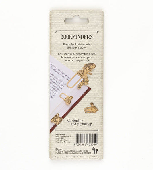 'Alice in Wonderland' brass effect page markers