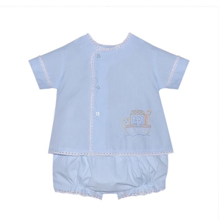 Baby Sen Noah's Ark Diaper Set-Blue