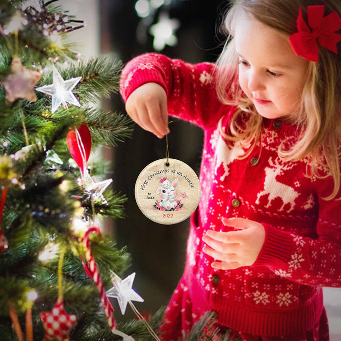 baby's first christmas personalized ornament