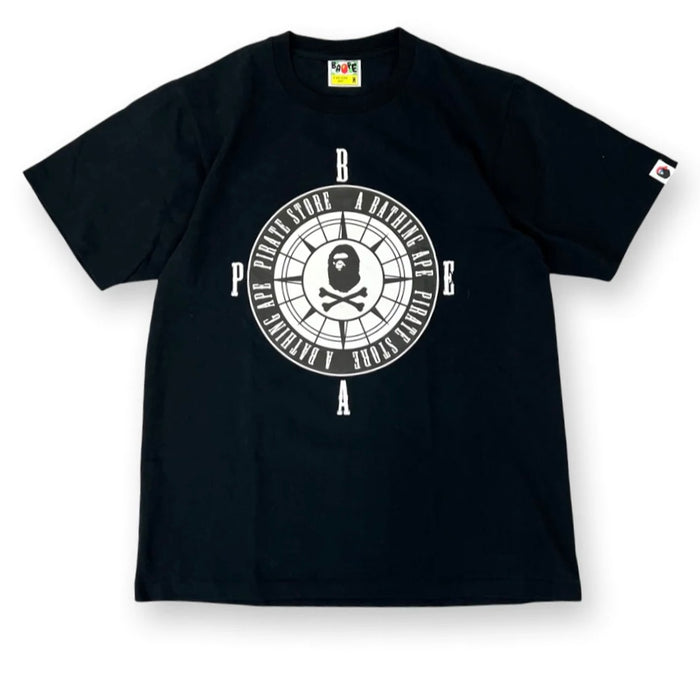 Bape Tee Pirate Store Compass “Black”