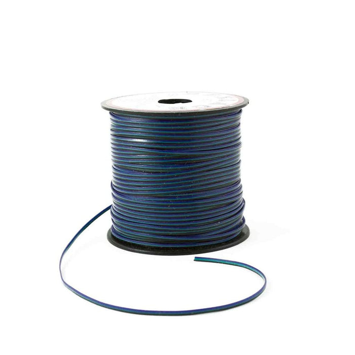 Black, Turquoise, Purple Combination Plastic Craft Lace Lanyard Gimp String Bulk 100 Yard Roll