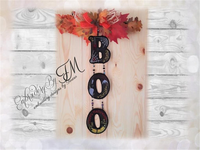 BOO - fsl / 5x7 hoop