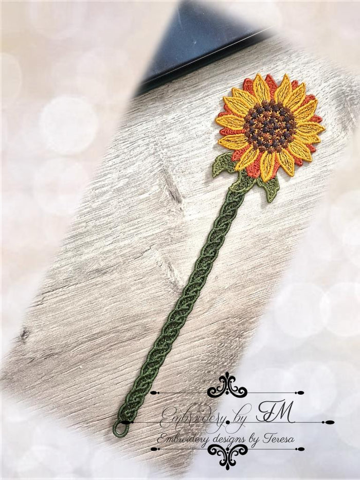 Bookmark Sunflower TM/ 5x7 hoop