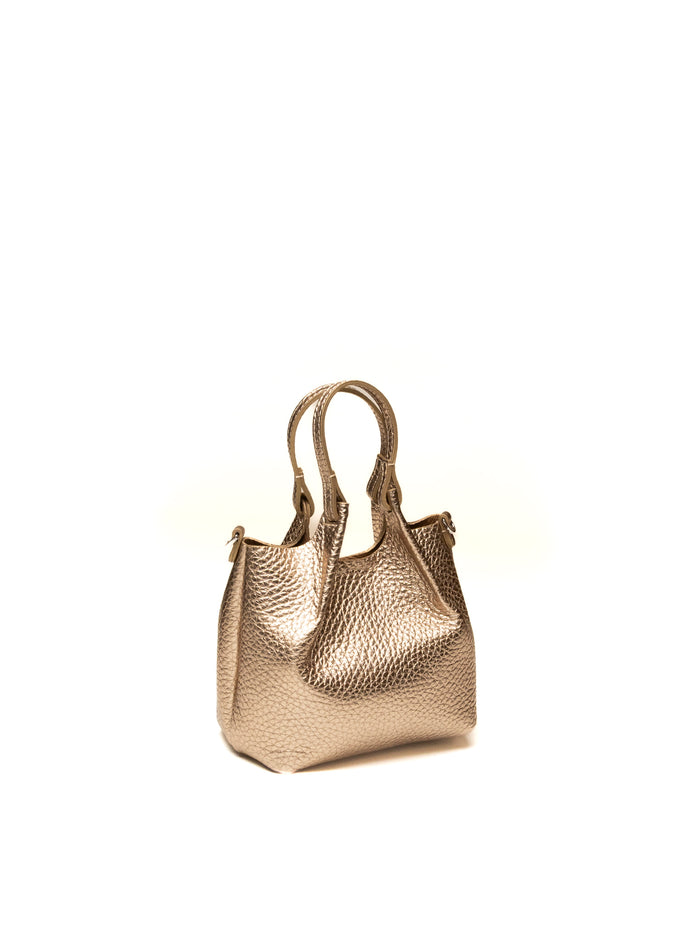 GIANNI CHIARINI borsa a mano dua platino 9718 DUA-14368