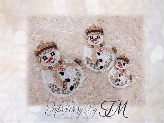 Boy snowman / three sizes