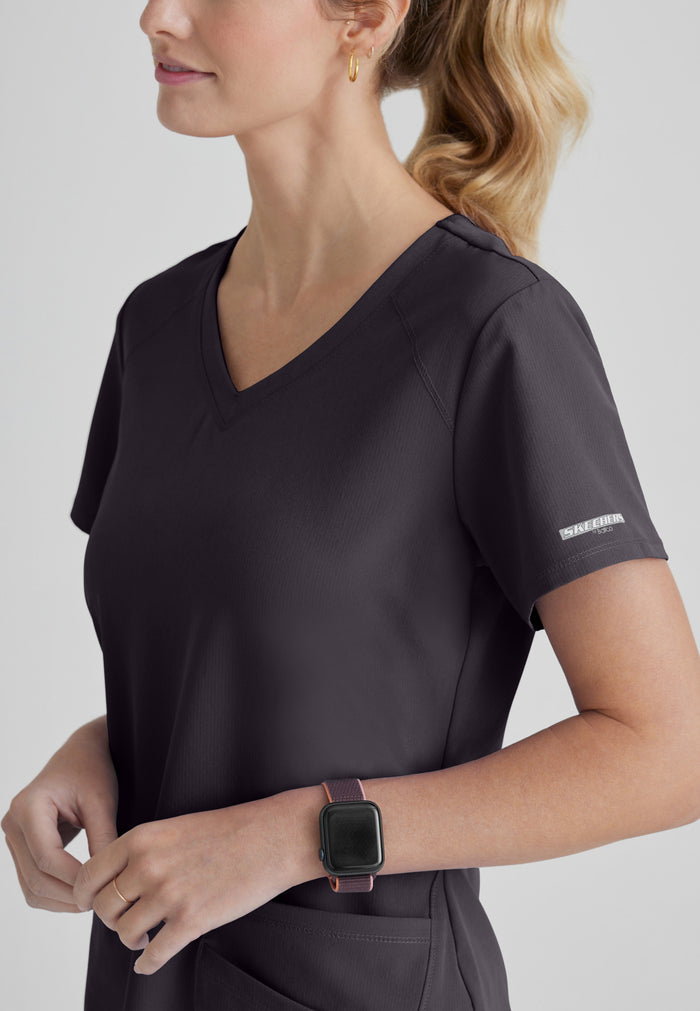 Breeze Top - Pewter - Grey's Anatomy Scrubs