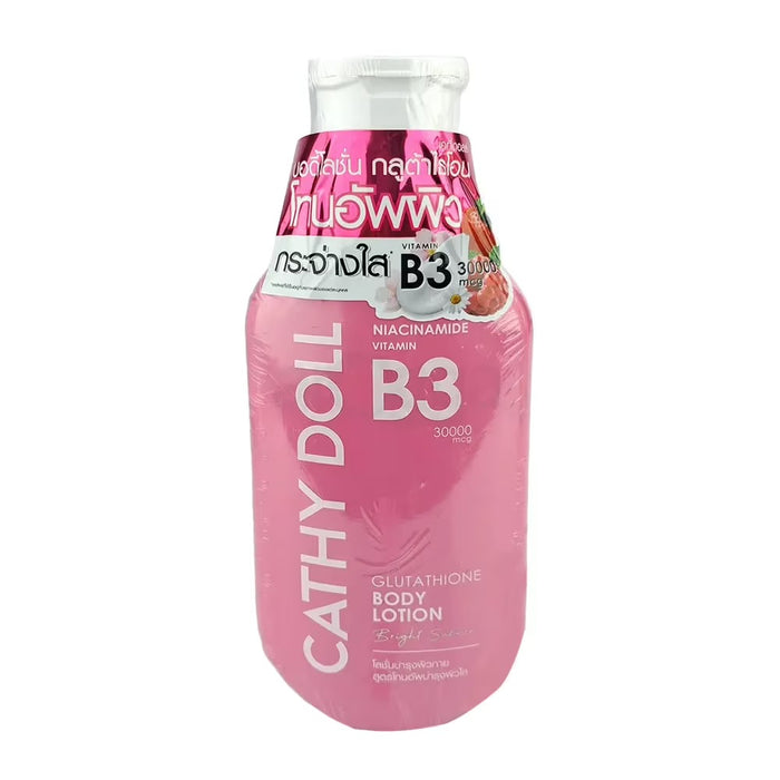 CATHY DOLL Niacinamide Vitamin B3 Glutathione Body Lotion Bright Sakura لوشن مرطب للجسم بالنياسيناميد من كاثي دول