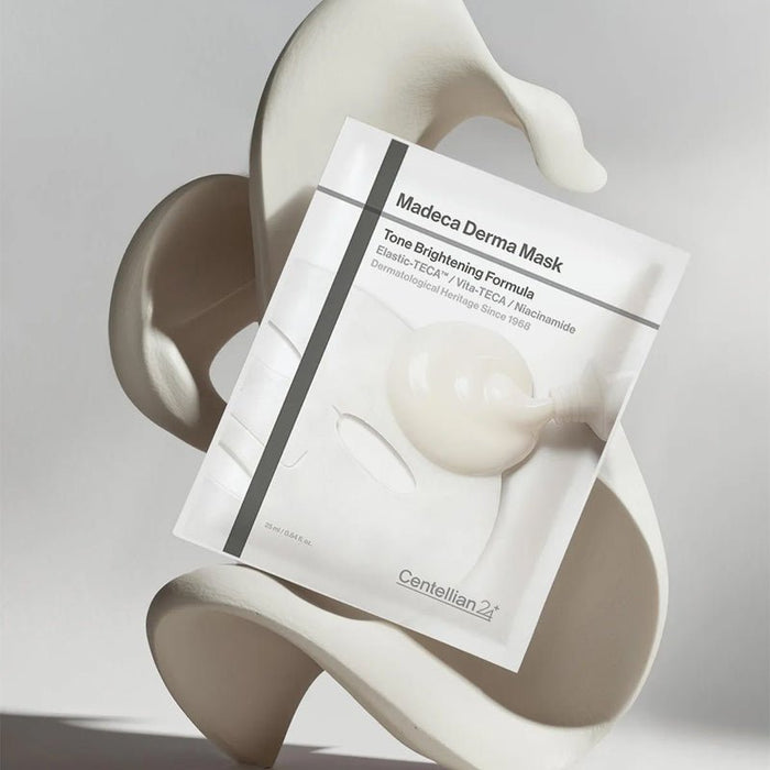 Centellian24 Madeca Derma Mask Tone Brightening Formula (1 Sheet) تركيبة ماديكا ديرما ماسك لتفتيح لون البشرة - Princess Cosmetics Qatar