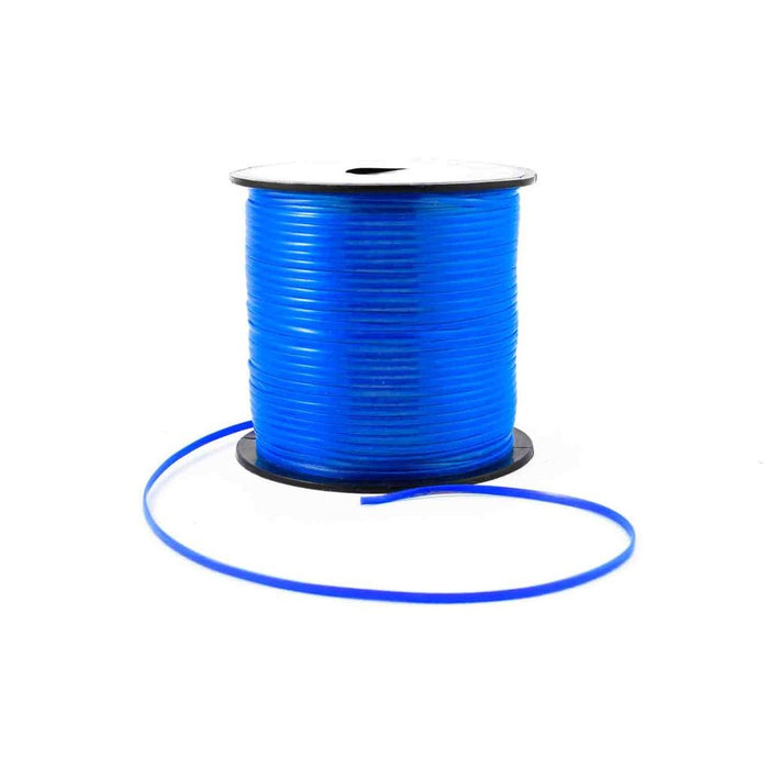 Clear Blue Plastic Craft Lace Lanyard Gimp String Bulk 100 Yard Roll