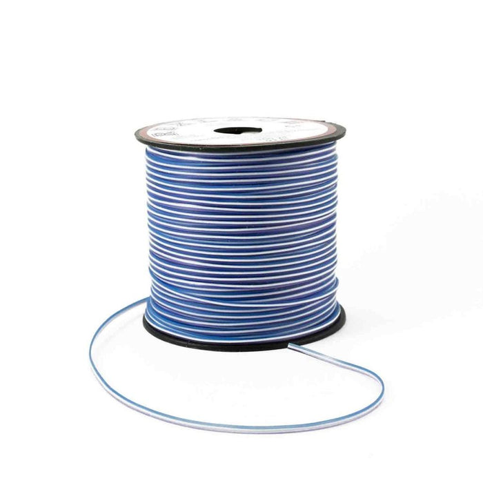 Clear Blue, White, Clear Purple Combination Plastic Craft Lace Lanyard Gimp String Bulk 100 Yard Roll - artcovecrafts.com