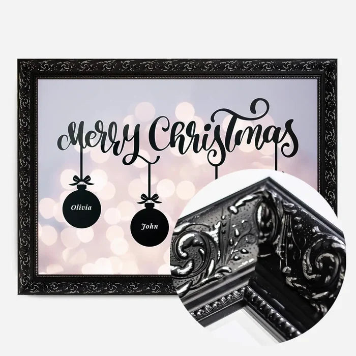 21x30cm | 8¼ x 11¾in / Black Ornate Frame
