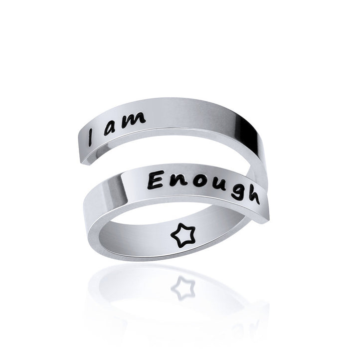 Double opening titanium steel ring 🇨🇳