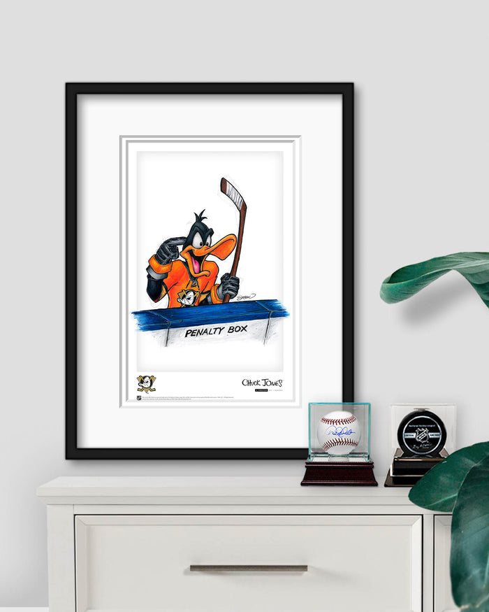 Duck Season Hockey Season x NHL Ducks Daffy Duck Limited Edition Art Print