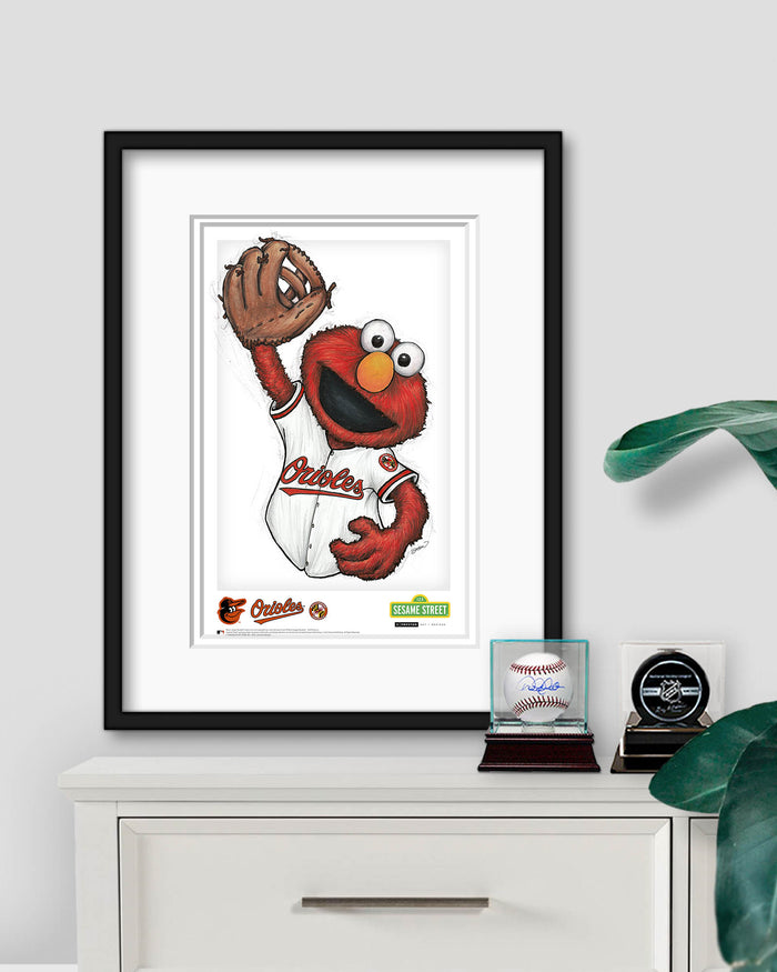 ELMO x MLB Orioles Limited Edition Art Print