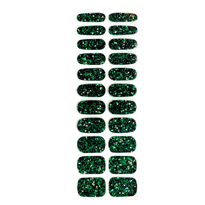 Emerald Gem No Light Gel Nail Wraps (NLG)