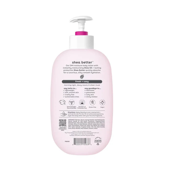 EOS Shea Better 24H Moisture Body Lotion - Fresh & Cozy لوشن الجسم بزبدة الشيا