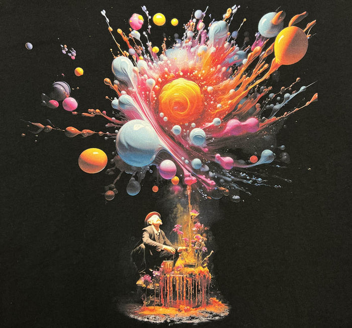 Explosion Fantasitqué Mens T Black