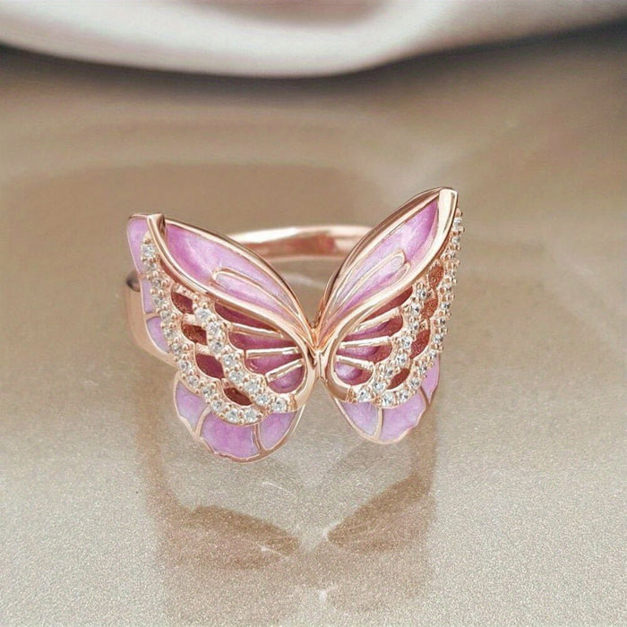 Baby Pink + Pure Diamond / 5 / Ring*1 + Card*1 + Gift Box*1