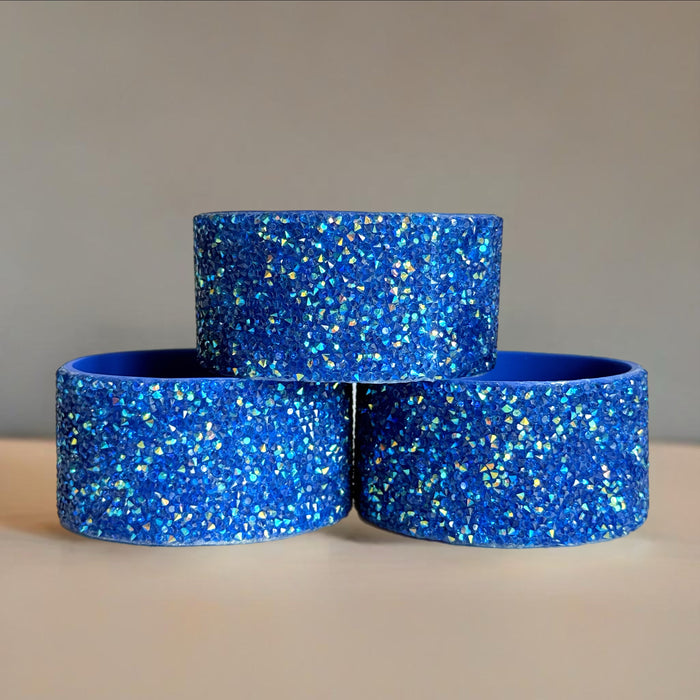 Glam Blue Druzy BLING Boot