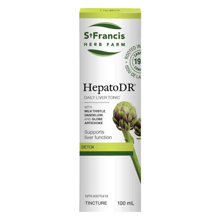 Box of St. Francis Herb Farm HepatoDR® 100ml