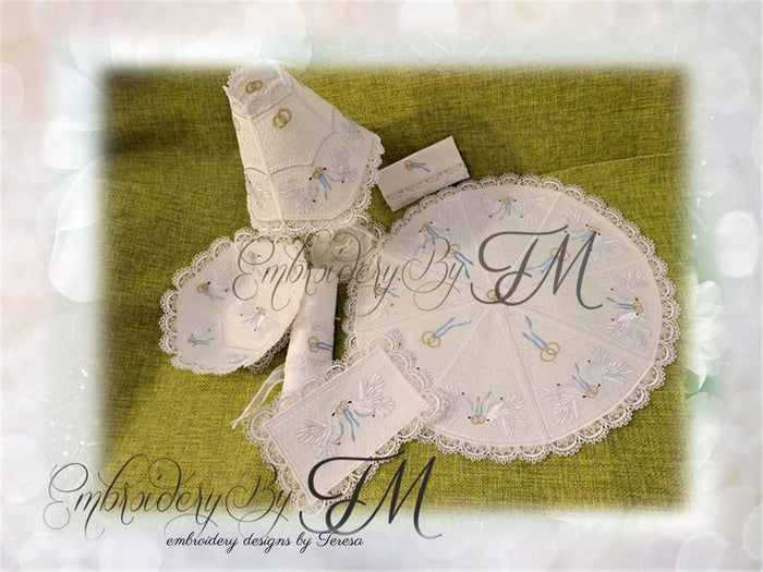 Jumbo set wedding designs with dove