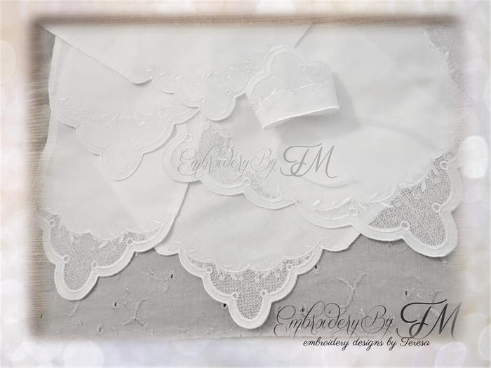 Lace Corner Design / 5x7 hoop