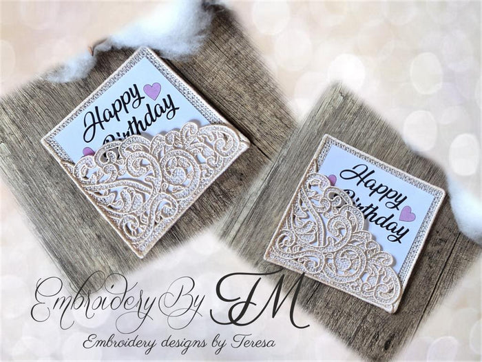 Lace envelope TM/4x4 hoop