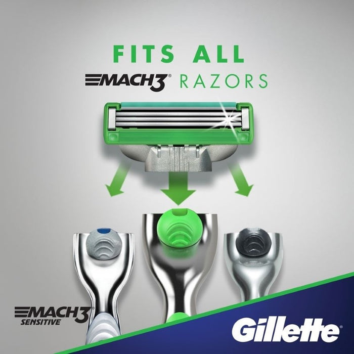 GILLETTE Mach3 Sensitive Cartridges Refill 4s | Isetan KL Online Store