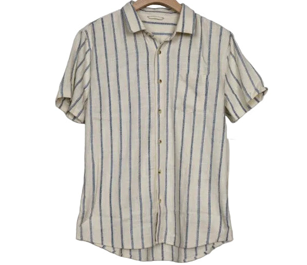 NATURAL/NAVY STRIPE / MED