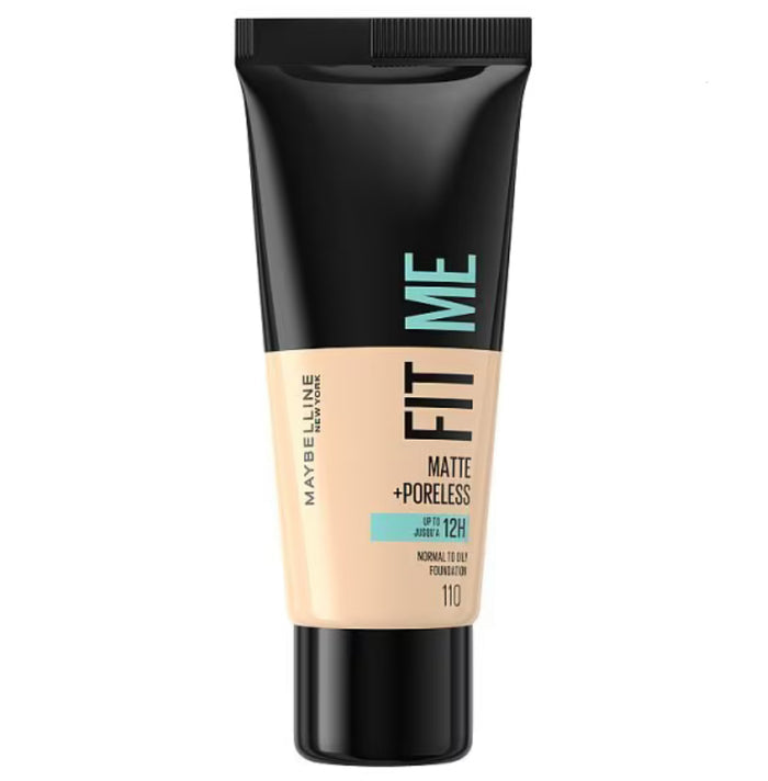 MAYBELLINE Fit Me Matt +poreless Up To 12H Normal To Oily Foundation كريم الاساس للبشرة العادية الى الدهنية من ميبيلين