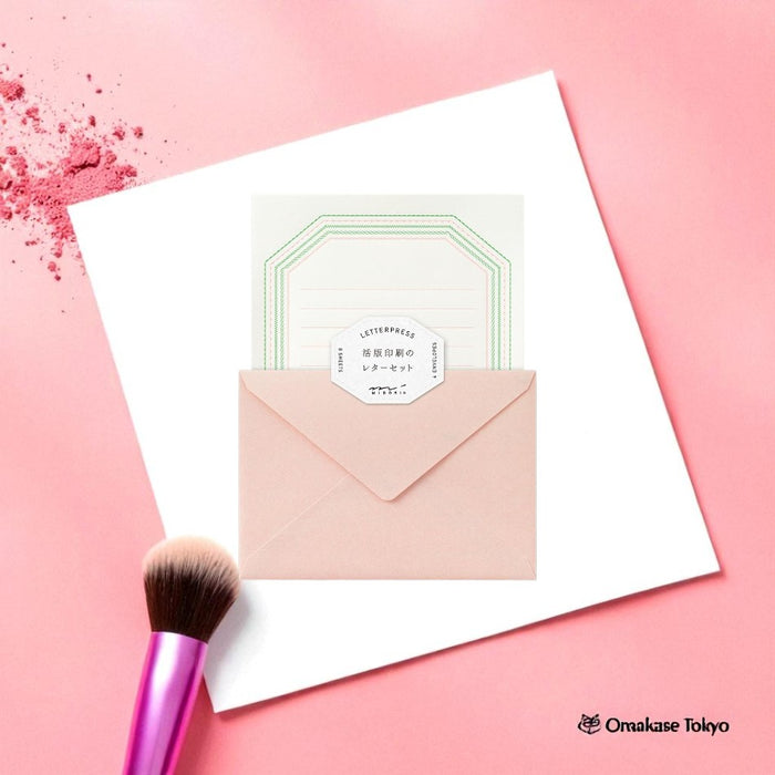 Midori 86462006 Letter Set Pink