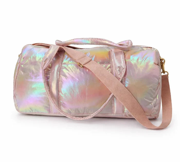 ML Kids Shimmer Duffle Bag-Pink