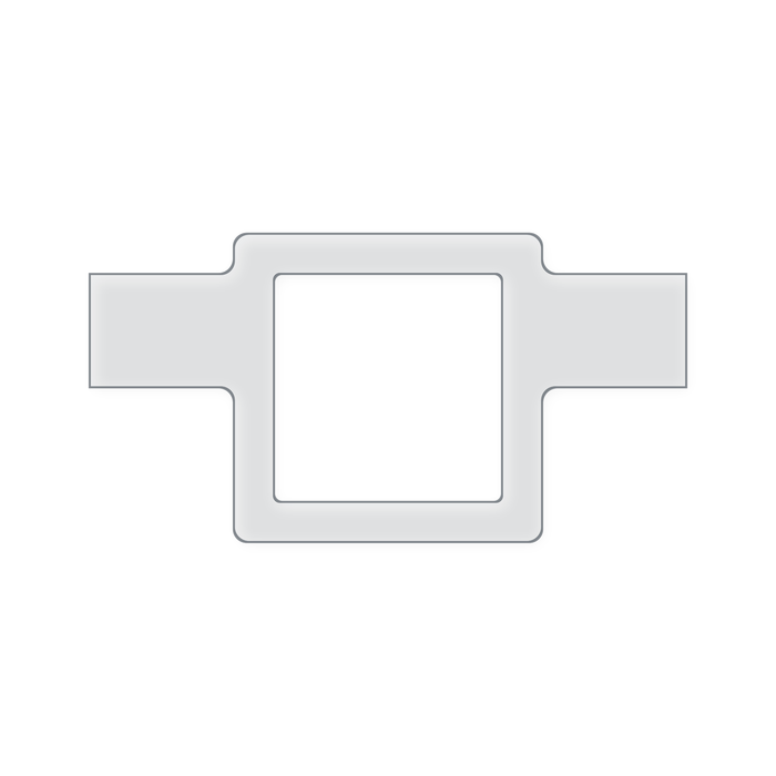Modern Square Charcuterie Board Handle Acrylic Router Template