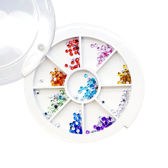 Multicoloured Nail Art Gems Naio Nails