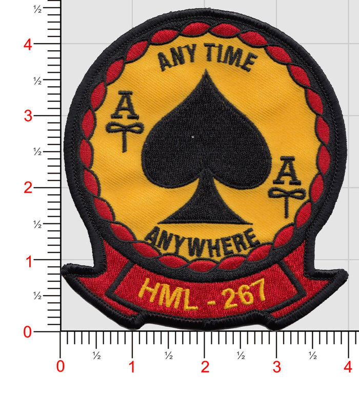 Officially Licensed USMC HML-267 Squadron Patch