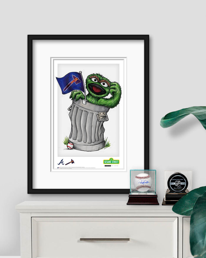 Oscar Rep Your Colours x MLB Braves Limited Edition Art Print
