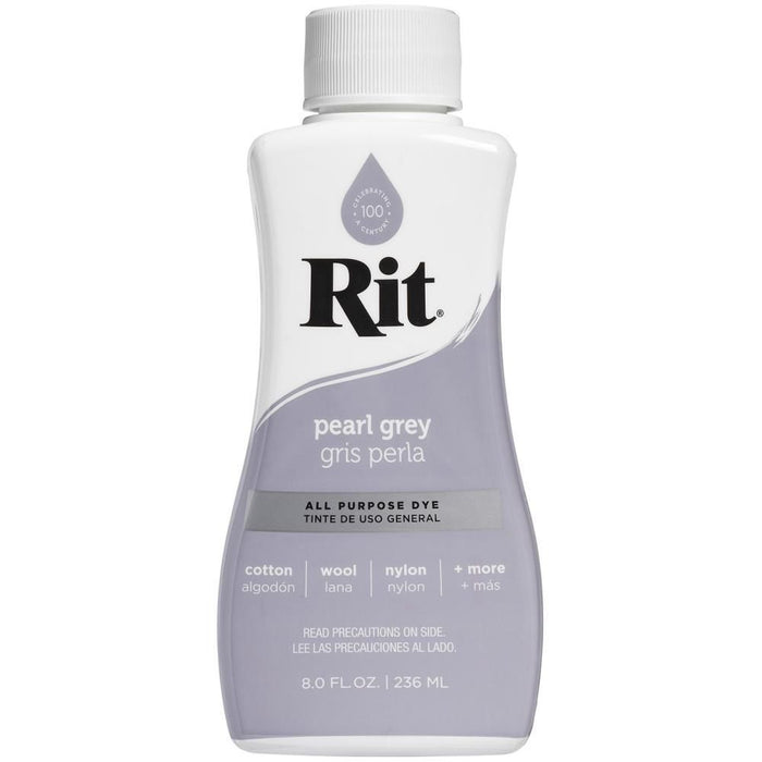 Pearl Grey Rit Dye Liquid All Purpose 8oz