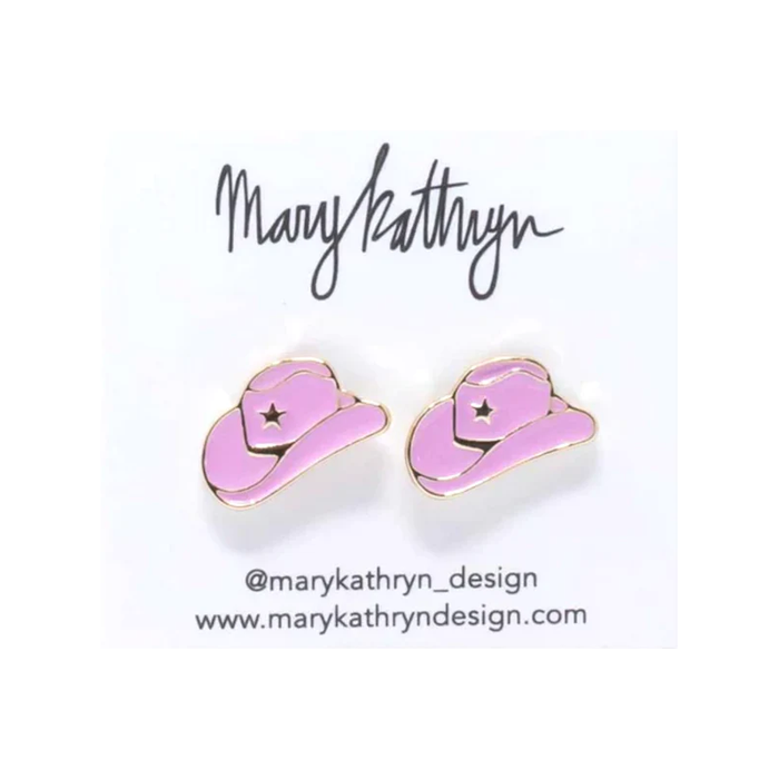 PINK COWBOY HAT STUDS