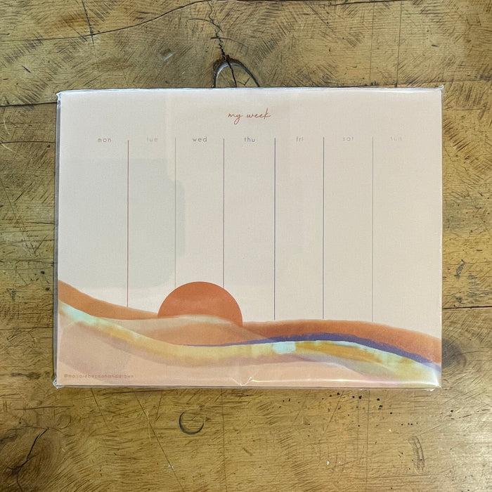 Pink Sunset - Weekly Planner (8.5"x11")