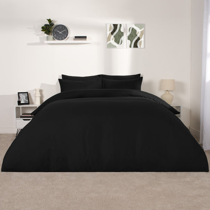 Plain Duvet Cover Set - Double 🇬🇧