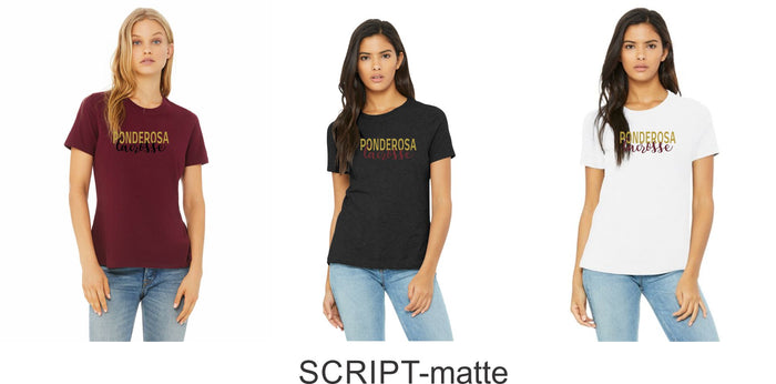 Pondo LAX Ladies Bella Canvas Tee- 4 designs